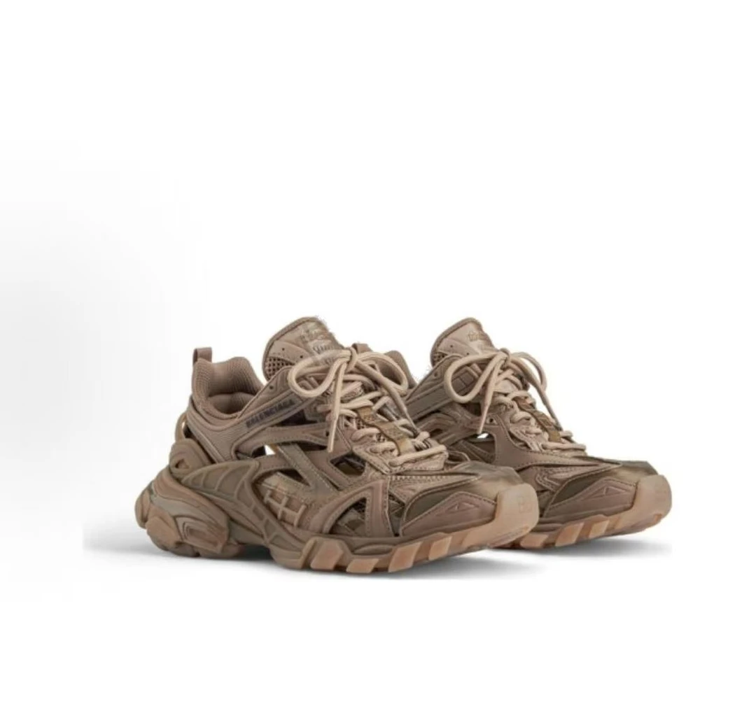 未使用 Balenciaga/巴黎世家 网布低帮系带老爹鞋/无鞋盒