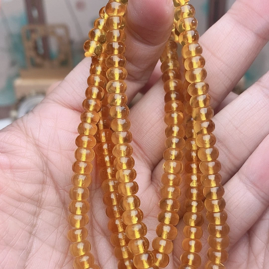 琥珀未镶嵌裸石金