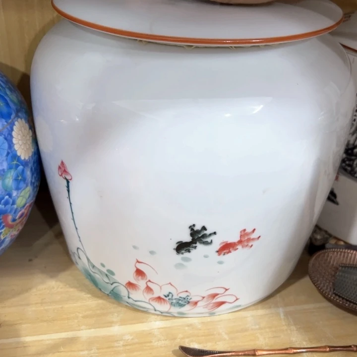瑕疵福利品陶瓷茶叶罐