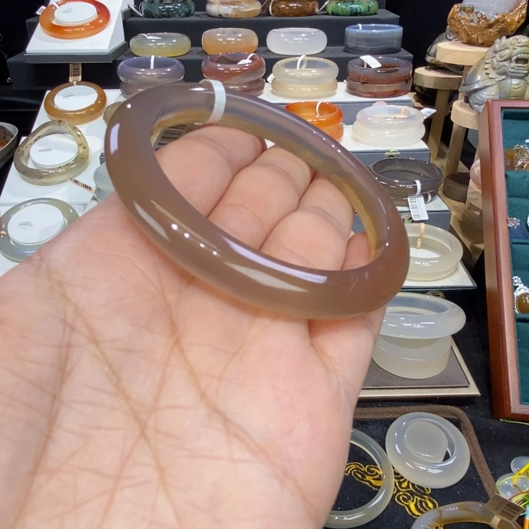 玛瑙/玉髓手镯未镶嵌拉*