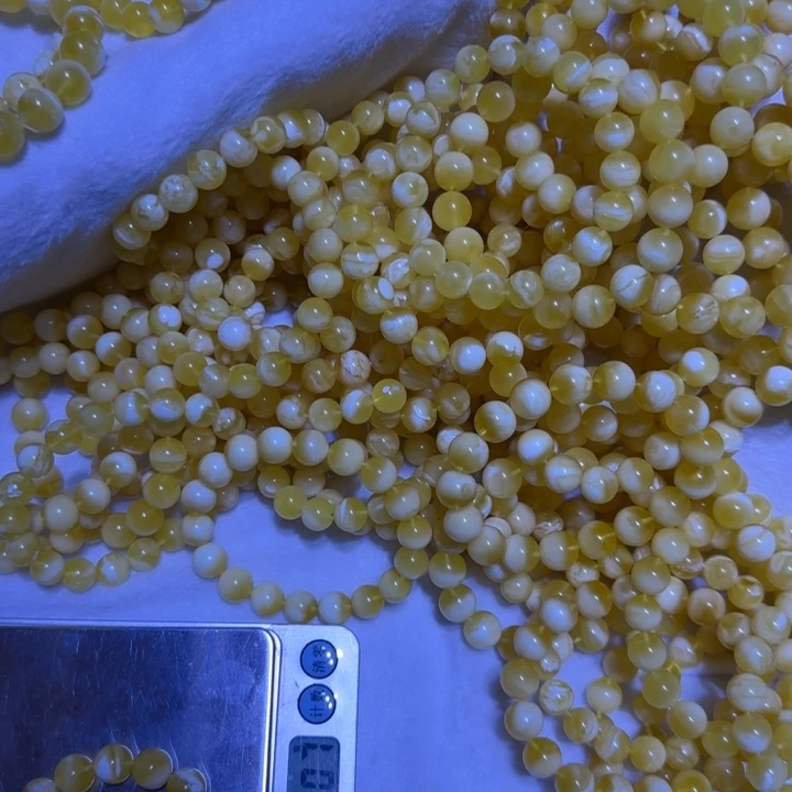手链琥珀未镶嵌蜜蜡