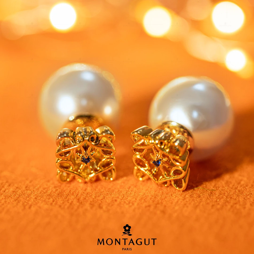 Montagut/梦特娇   耳钉MBJ253118镶嵌百搭