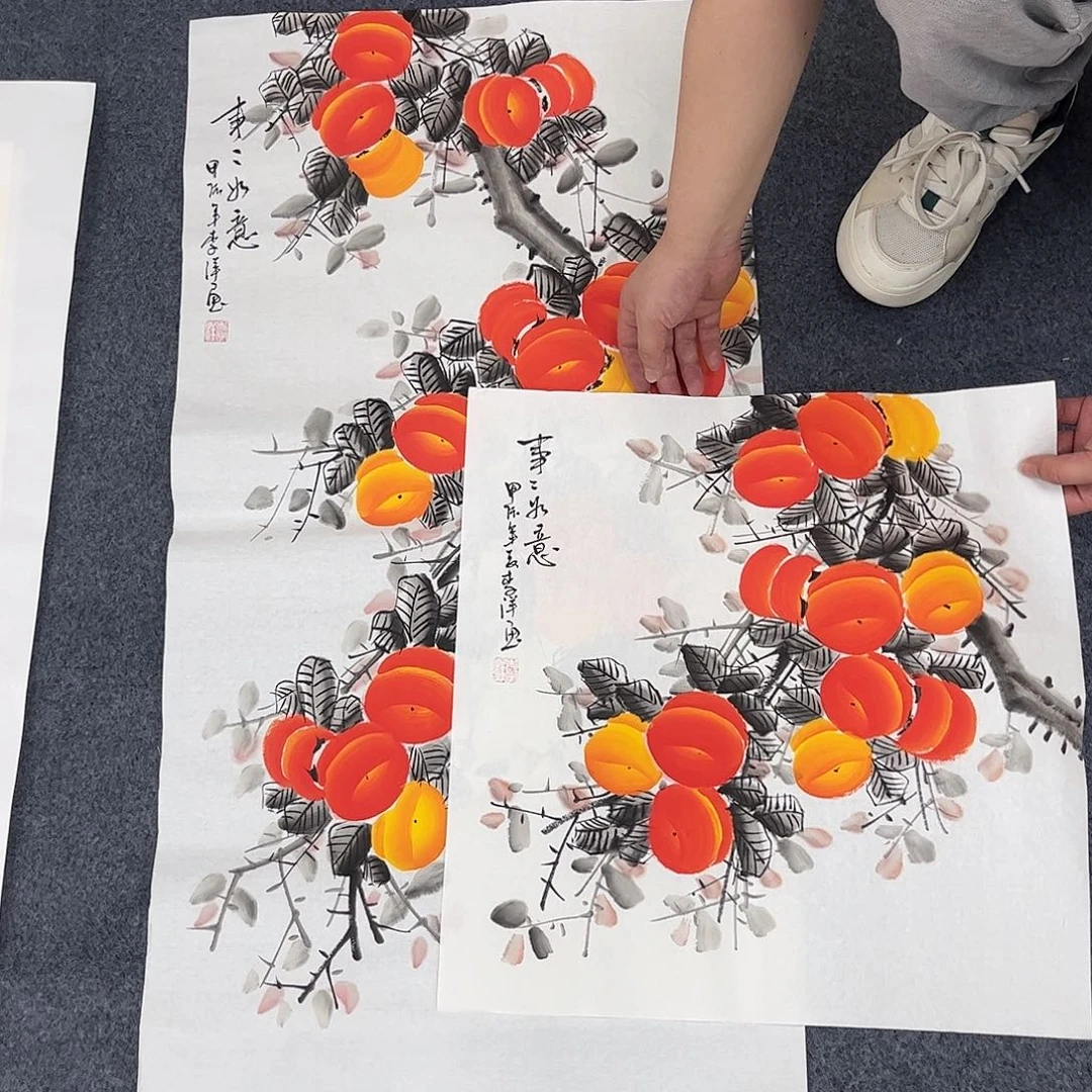 国画国画作品宣纸纯手绘