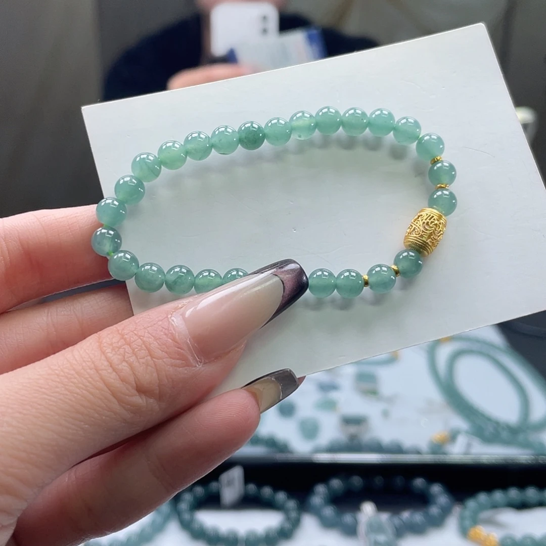 翡翠银S925镶嵌套链