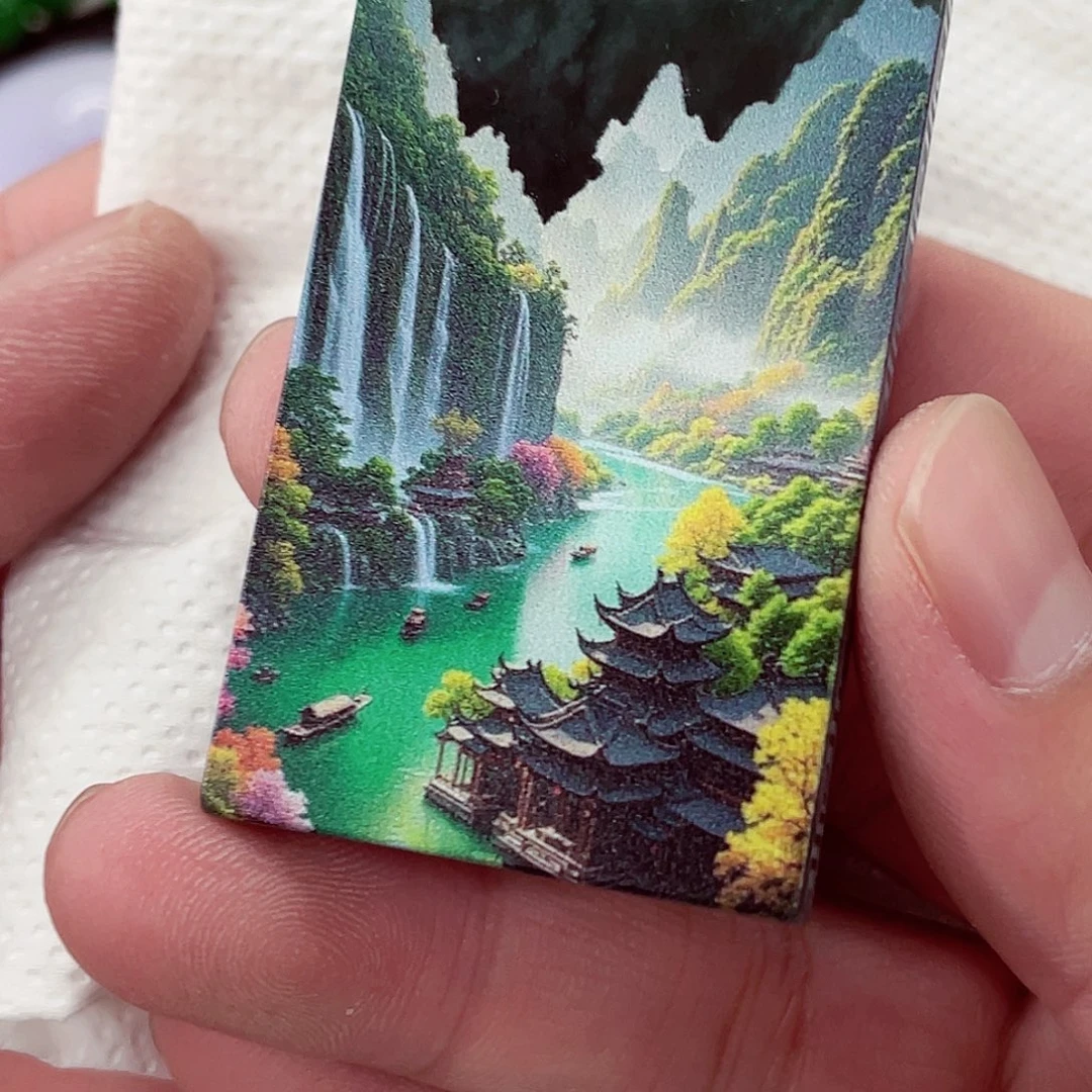 九***爷定制翡翠未镶嵌先鉴后发一物一证