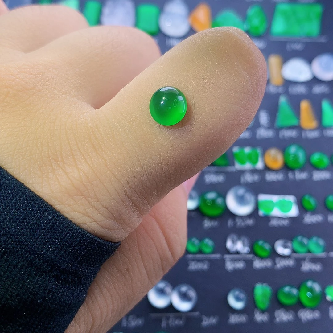 裸石翡翠天然翡翠玉石绿蛋