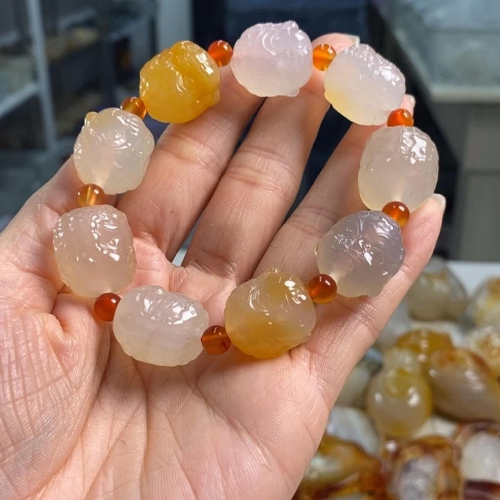 玛瑙/玉髓吊坠(不含链)未镶嵌