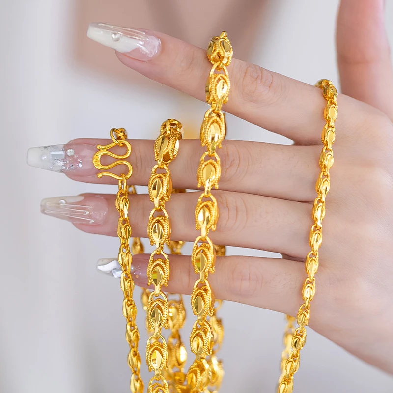 铜合金项链 7n4n眼睛项链 凤眼项链情侣款时尚百搭