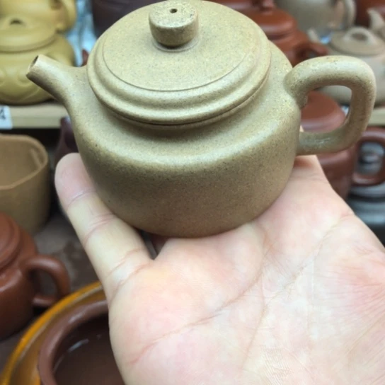 茶壶紫砂青段泥得中100豪升左右