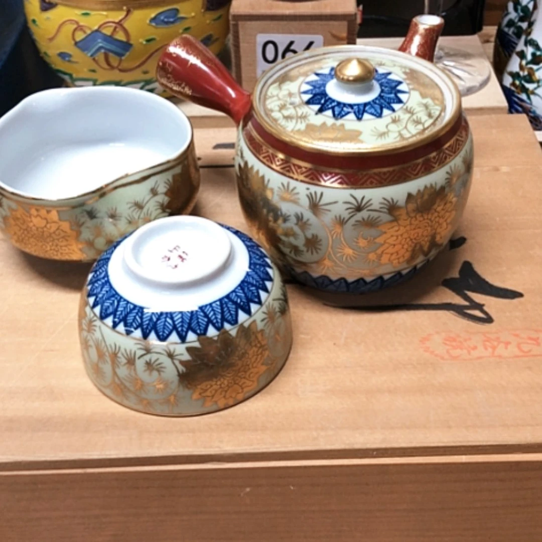 【闪购商品】碗九谷烧7件套茶具