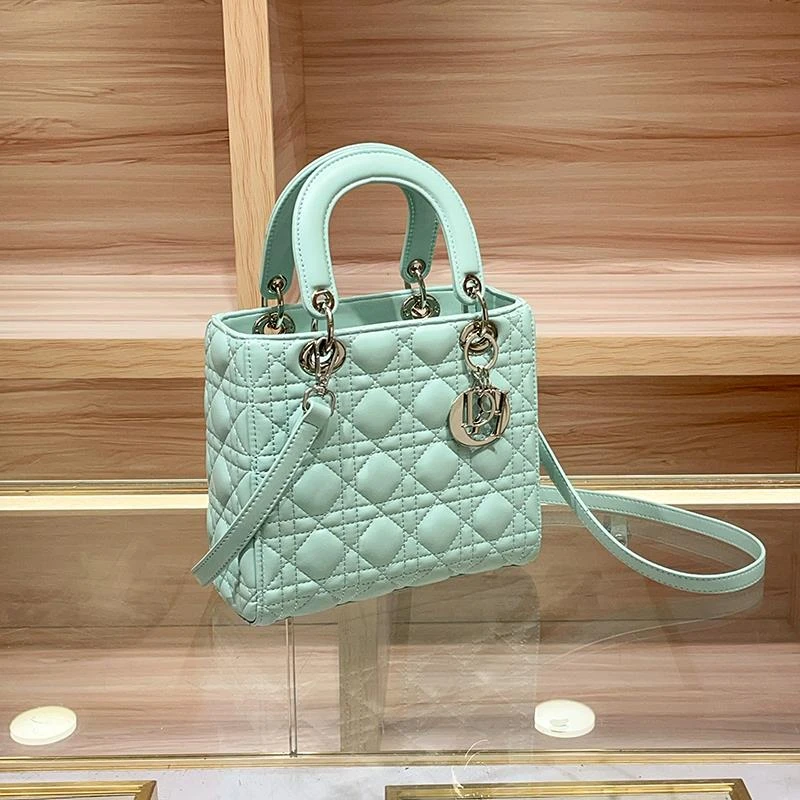 红色结婚包轻奢戴妃包2025新款手提新娘包女包百搭单肩斜挎小方包