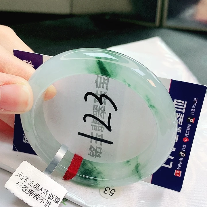 翡翠未镶嵌手镯缅甸天然a货翡翠手镯