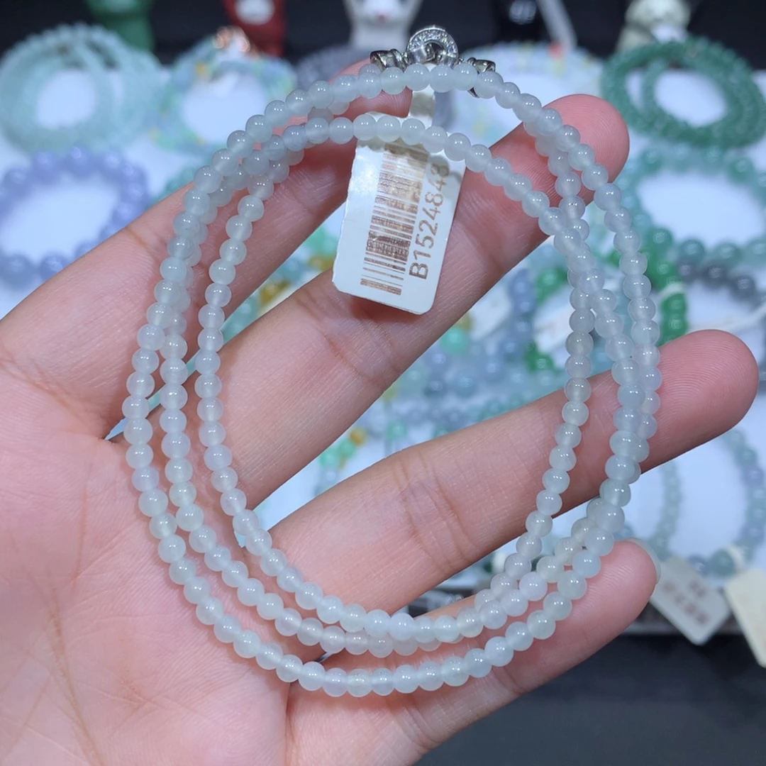 翡翠未镶嵌手串天然
