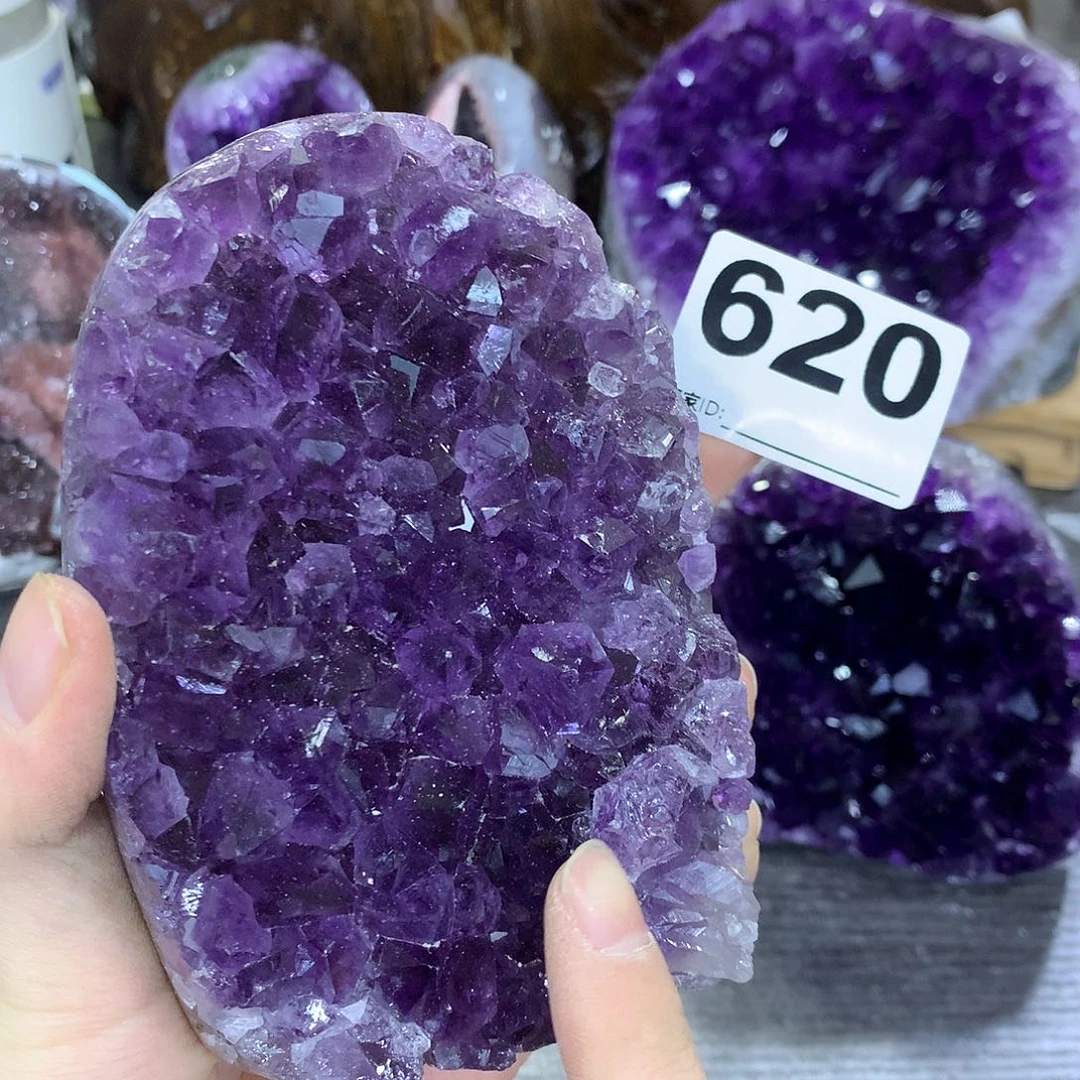 紫晶珠宝半成品未镶嵌620