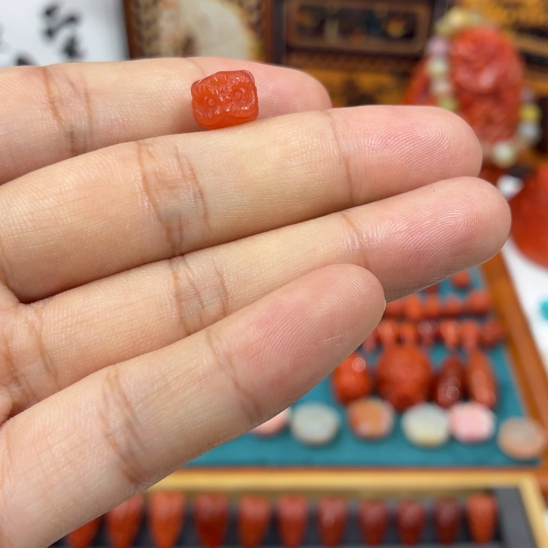 南红玛瑙未镶嵌配饰9mm