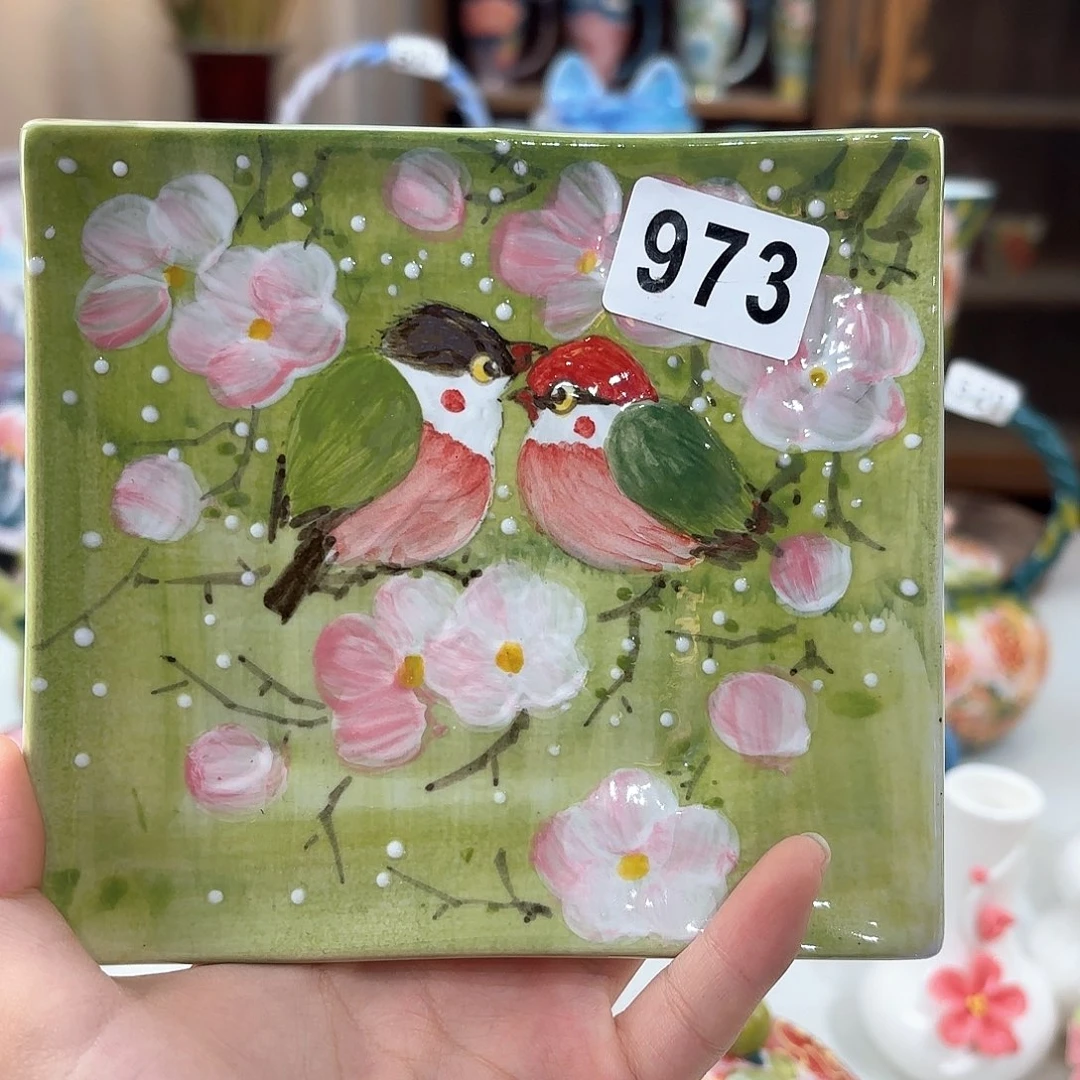 景德镇手绘高温釉下彩陶瓷茶具