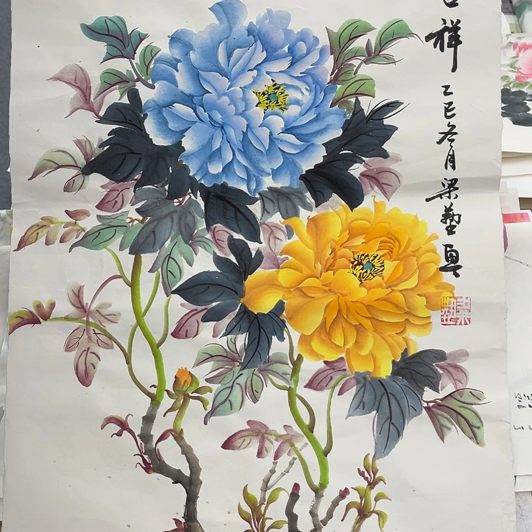 国画纯手绘作品欣赏