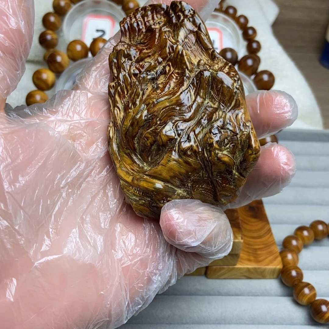 柏木（崖柏）太行陈化崖柏手把