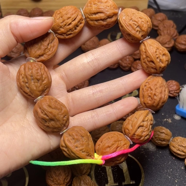 把件文玩核桃大白菜手串