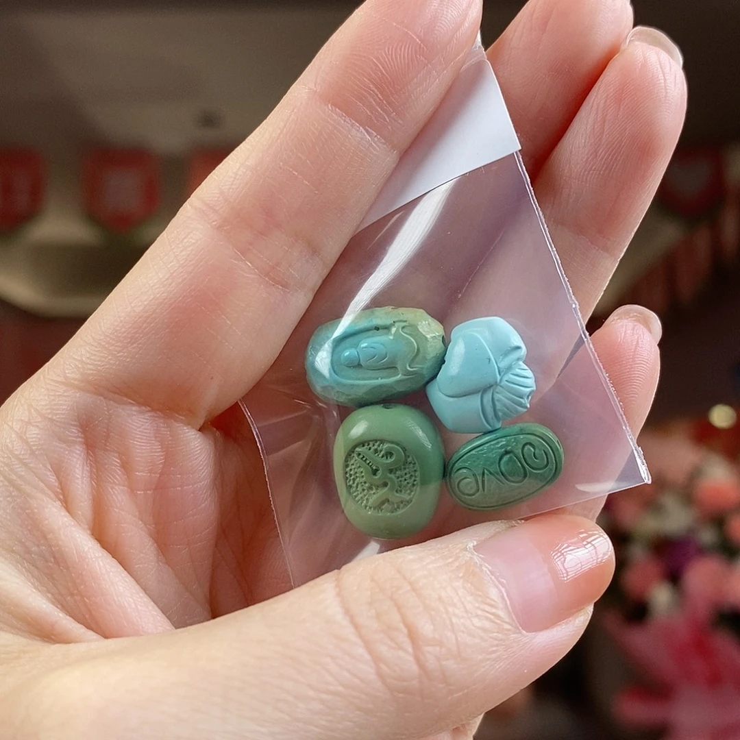 未镶嵌绿松石珠宝奇石