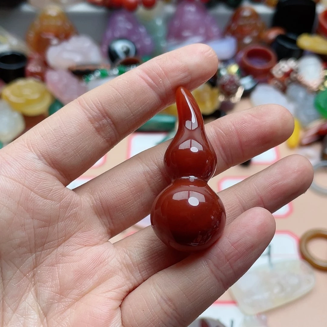 玛瑙/玉髓颈饰合金璇*