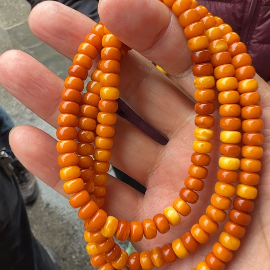 蜜蜡颈饰未镶嵌藏传精品吊坠项链套装