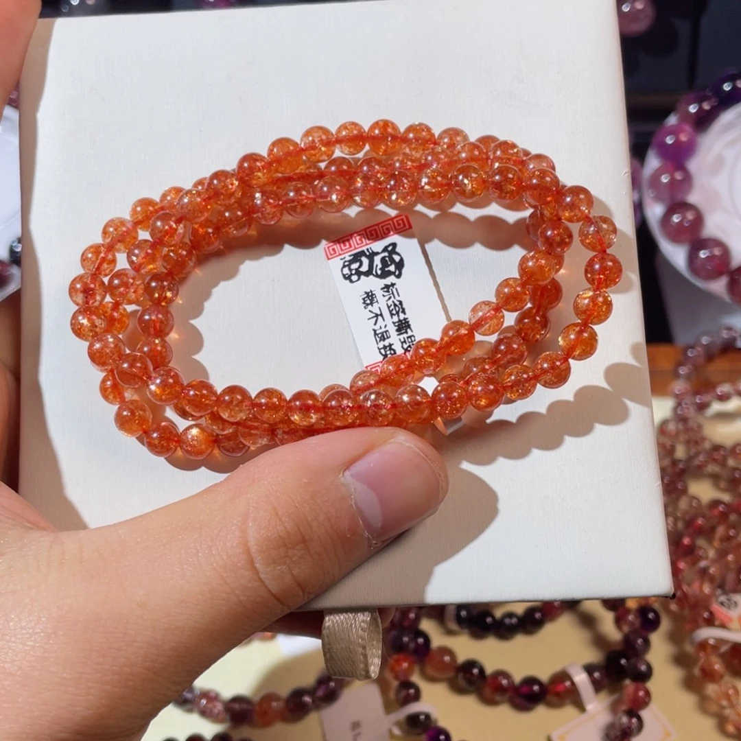 未镶嵌手链长石金太阳多圈6