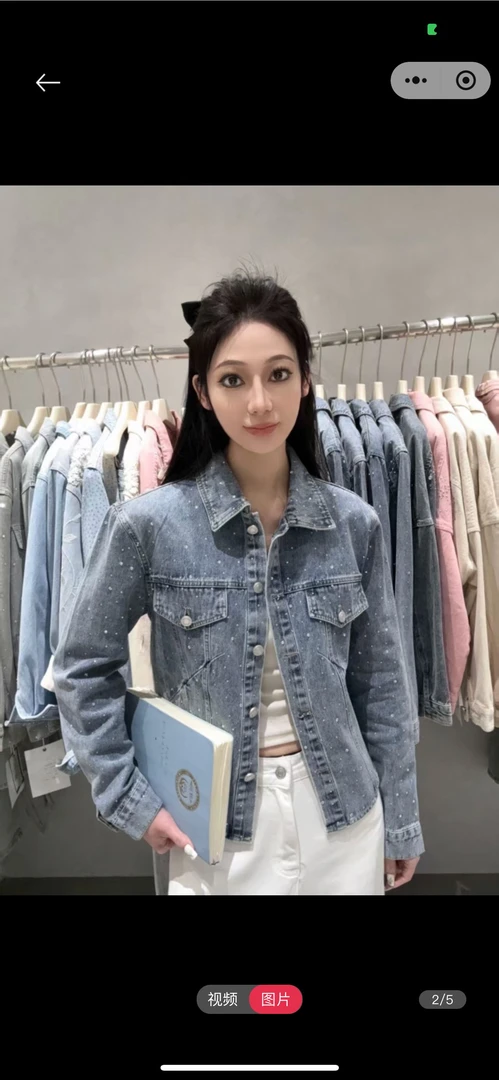 春夏时尚减龄显瘦外套女生牛仔