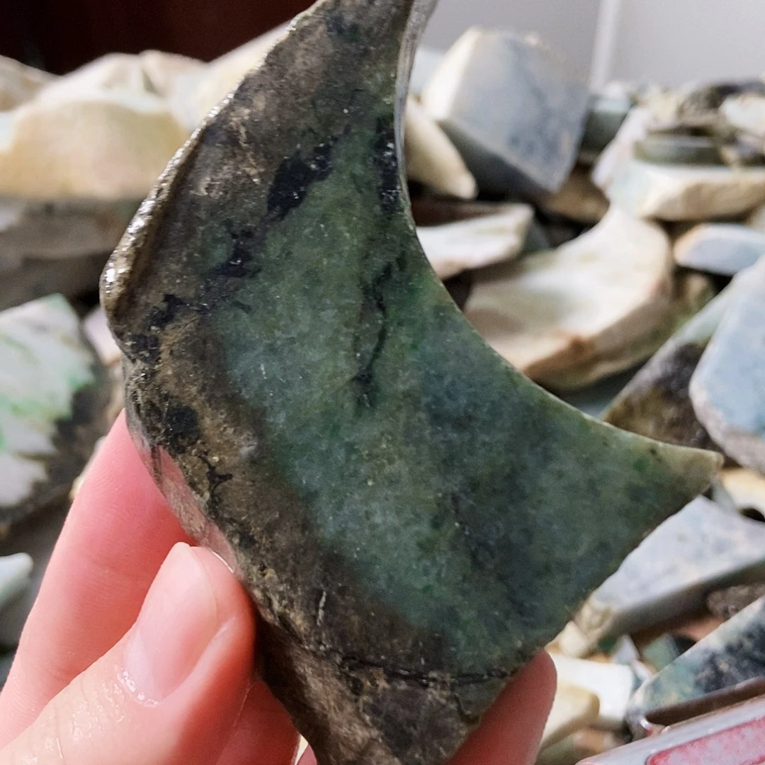 翡翠未镶嵌颈饰天然翡翠