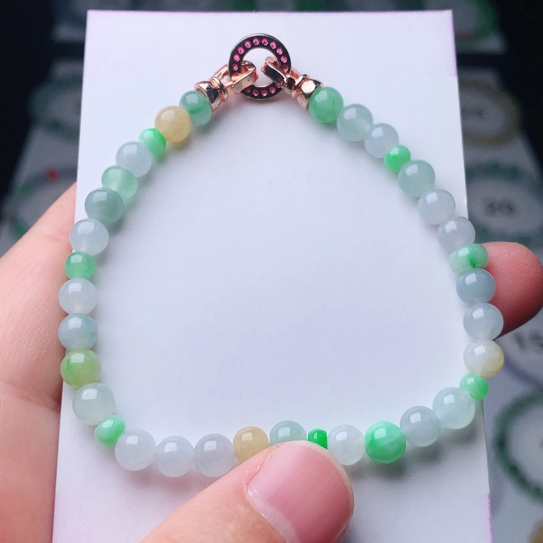 翡翠未镶嵌手链翡翠