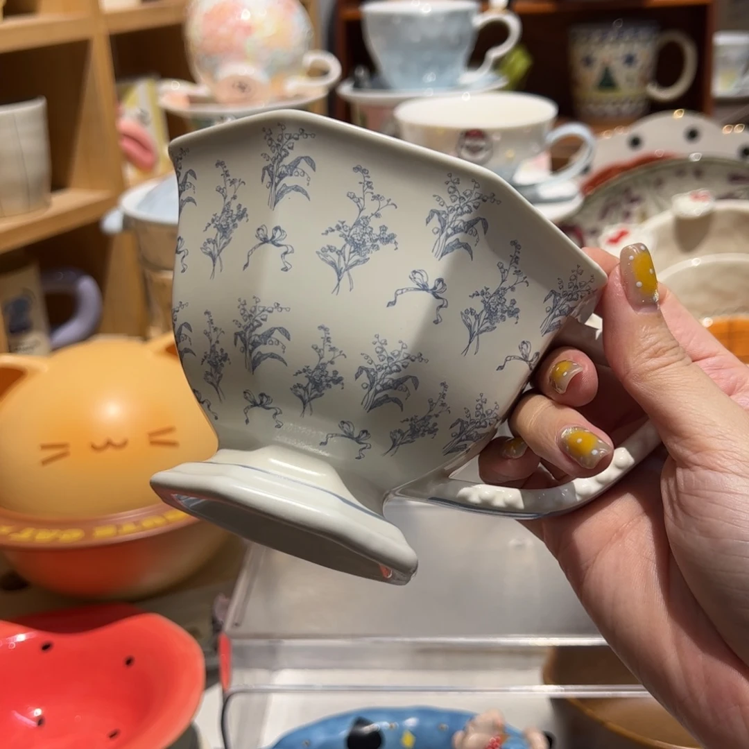 铃兰花早餐杯400ml