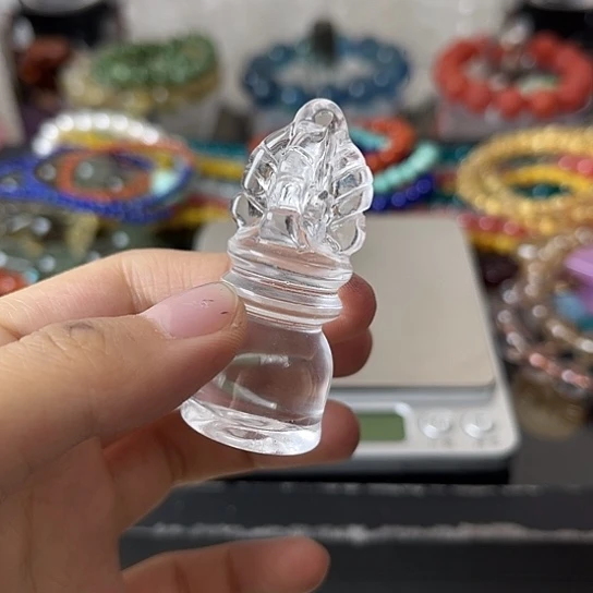 水晶颈饰未镶嵌矿坑金刚铃