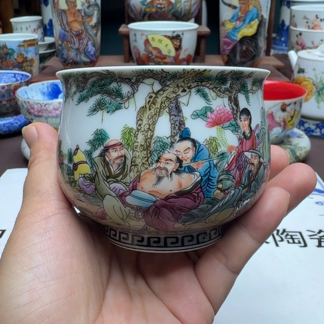 景德镇手工手绘展示