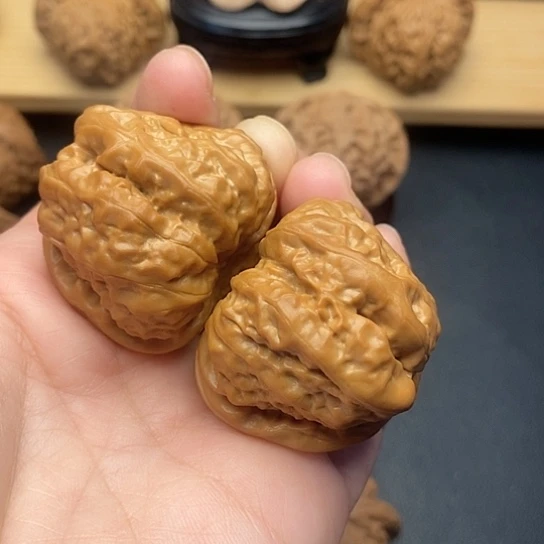 把件文玩核桃 38蛤蟆头