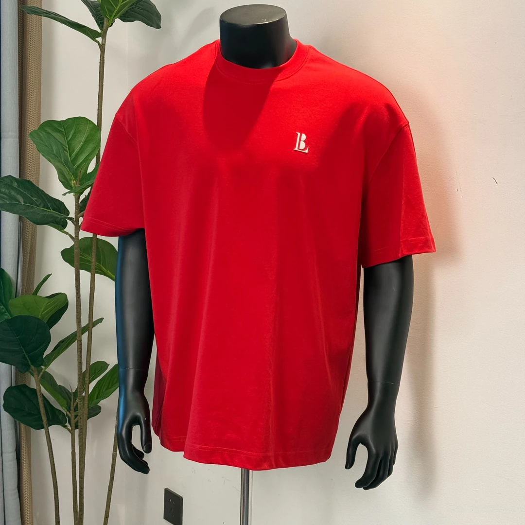 Alex-夏季新款红色百搭显白宽松版T恤