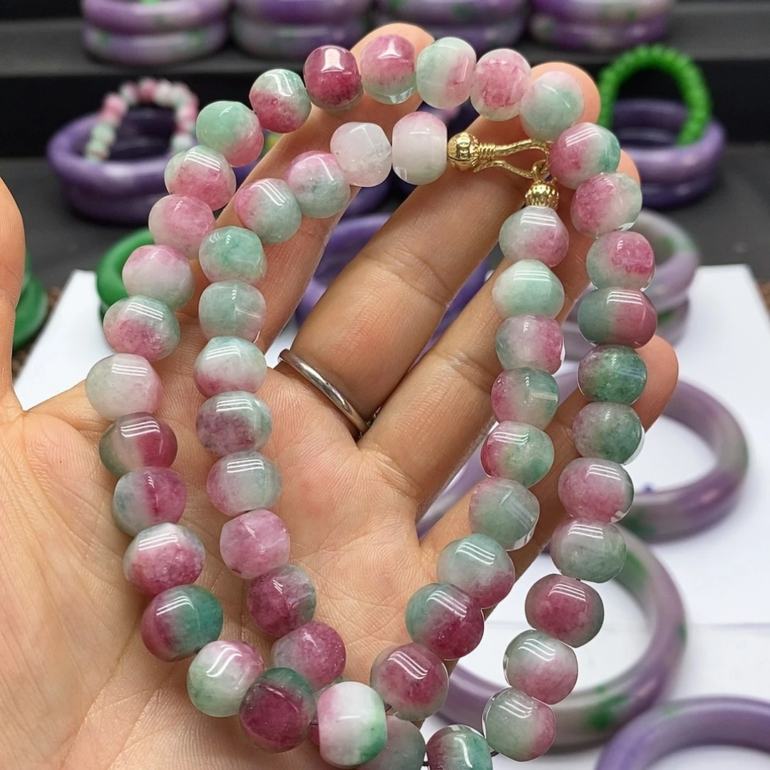 项链未镶嵌石英质玉