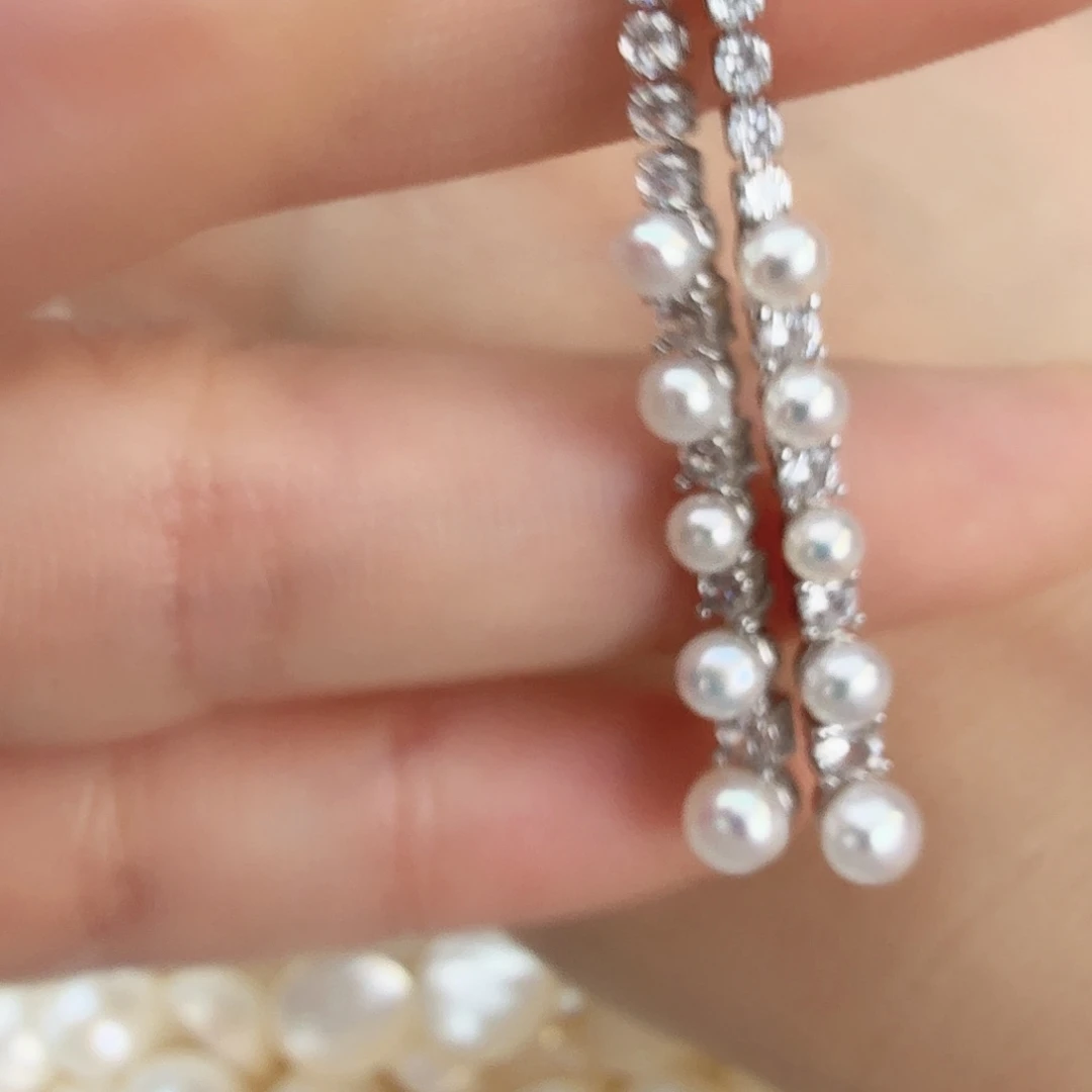 淡水珍珠未镶嵌耳饰