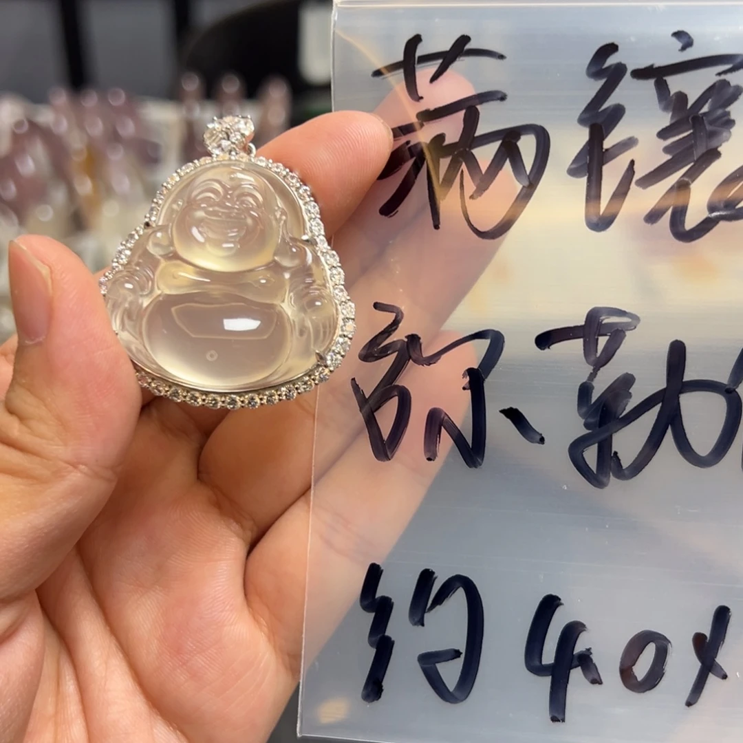 银S925镶嵌玛瑙/玉髓珠宝半成品