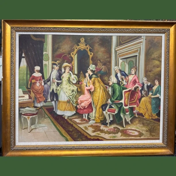 壹画廊艺术品纯手绘油画带框尺寸139x110 cm