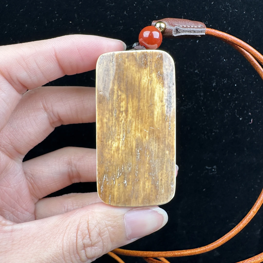 E1708天然猛犸牙 肥皂 无事牌 27*58*18mm支持鉴定 假一罚四