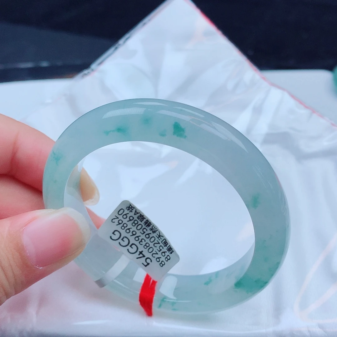 翡翠手镯未镶嵌天然缅甸翡翠A货手镯