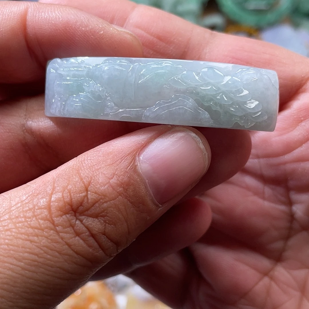 颈饰未镶嵌翡翠翡玉缘翡翠