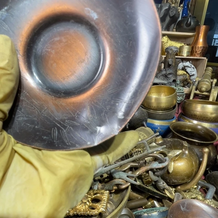 大阪回流铜器摆件121有伤