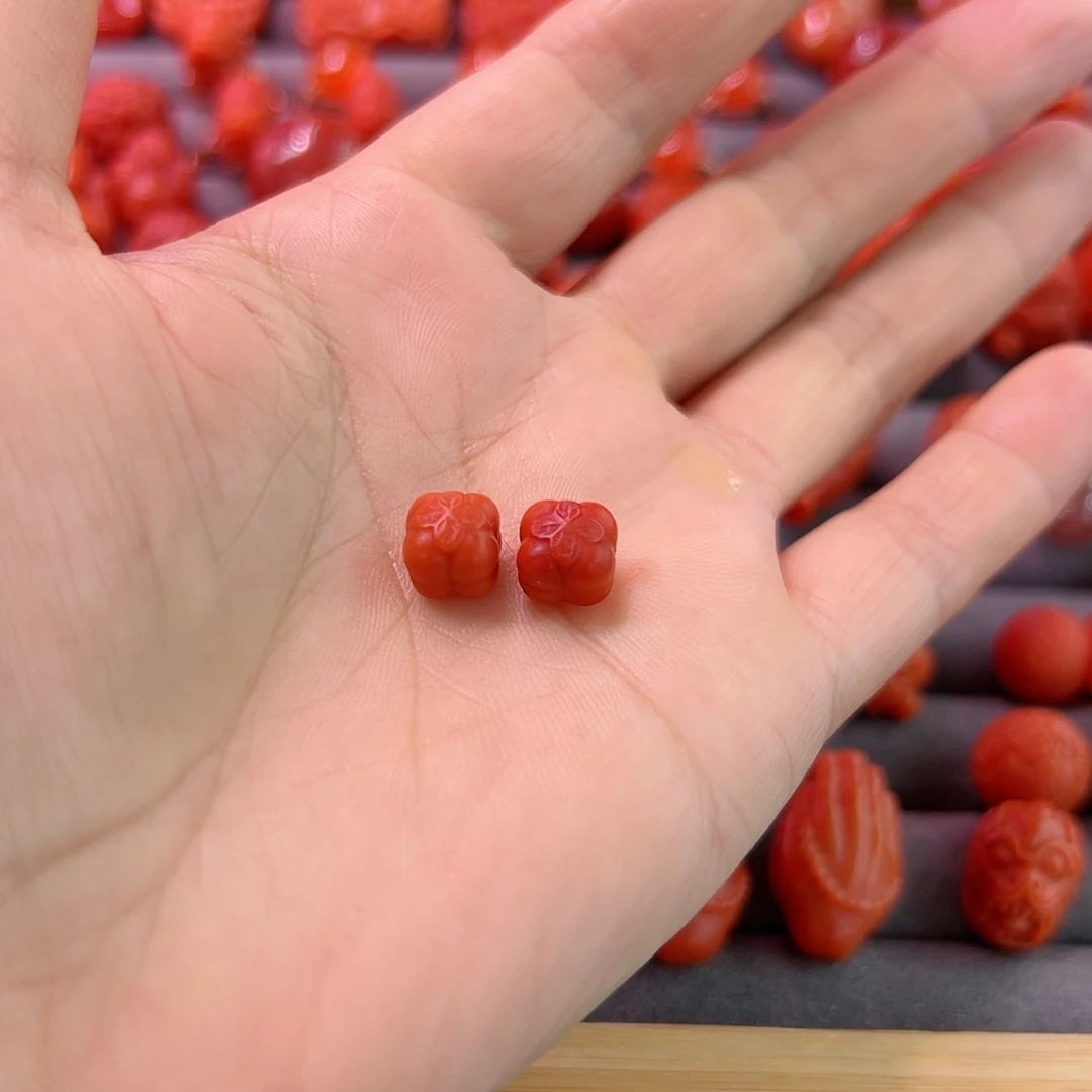 南红玛瑙珠子未镶嵌无*