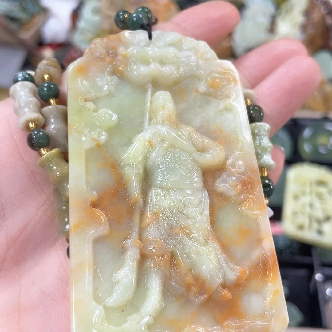 和田玉（糖玉）笔搁未镶嵌