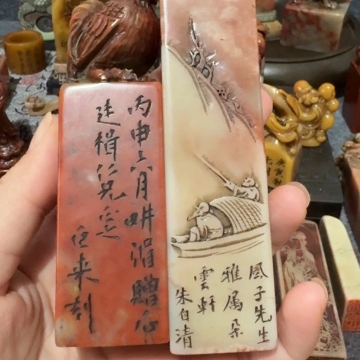 倪***愈石材手工艺品摆件包邮