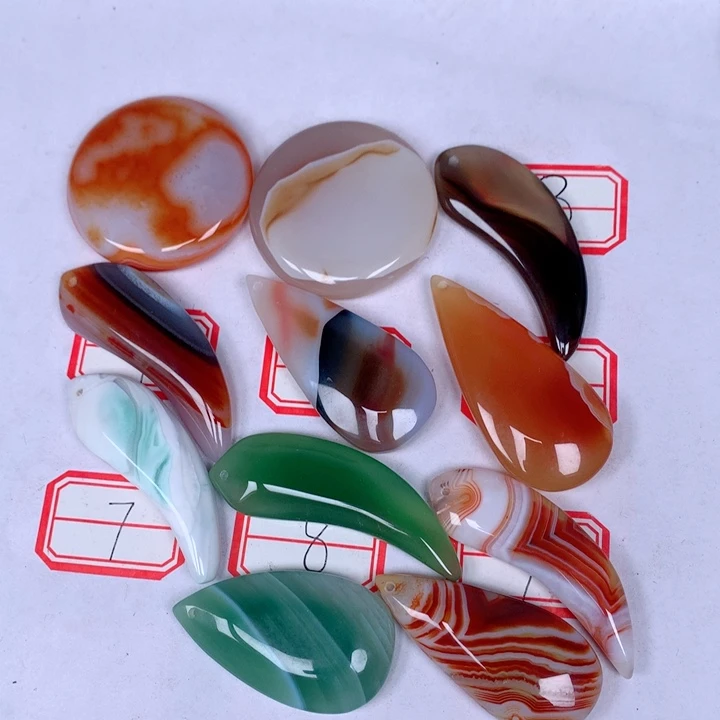 玛瑙/玉髓颈饰未镶嵌N****