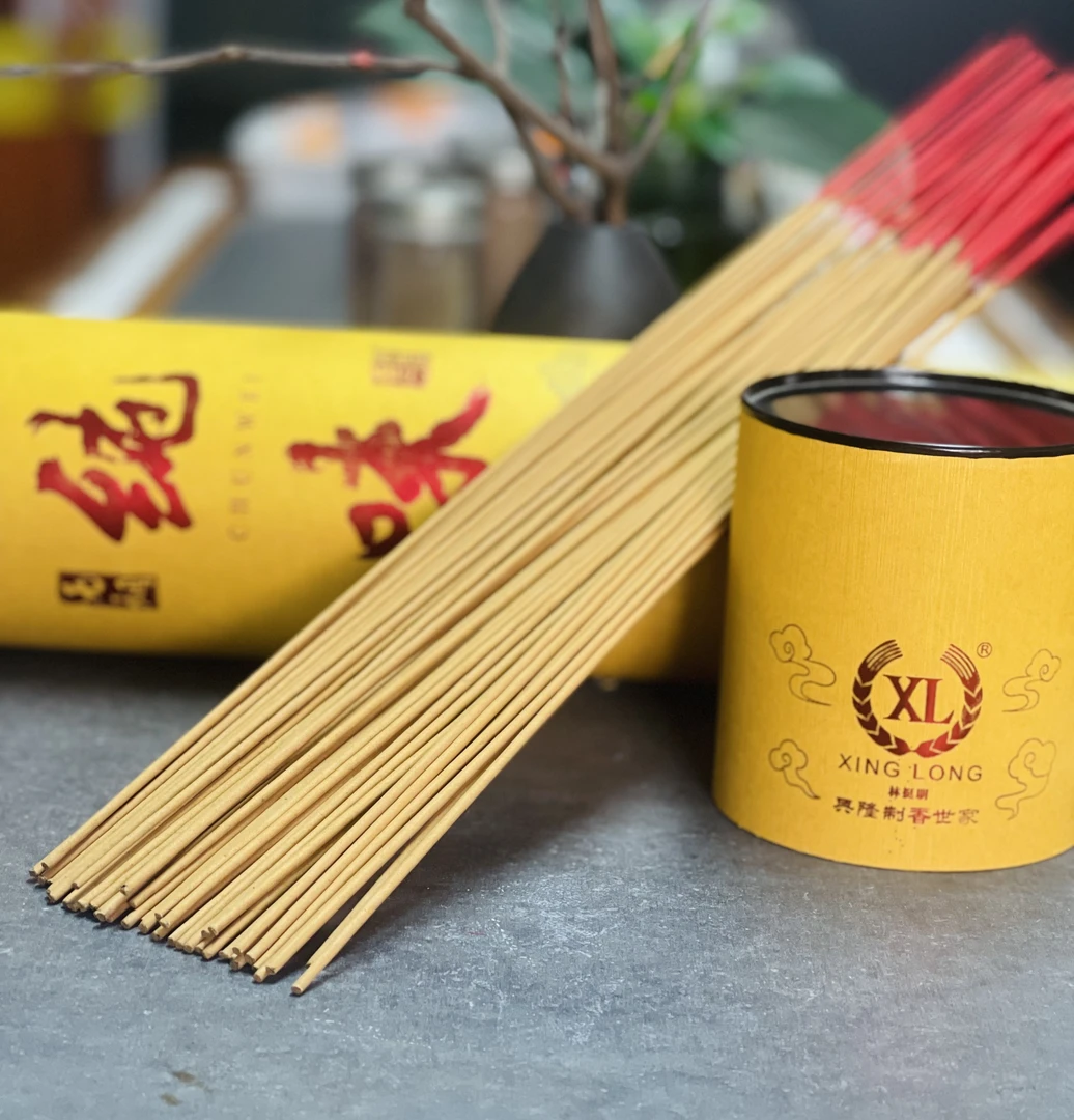 兴隆制香世家无烟原木檀香48cm约750根燃烧约70分钟