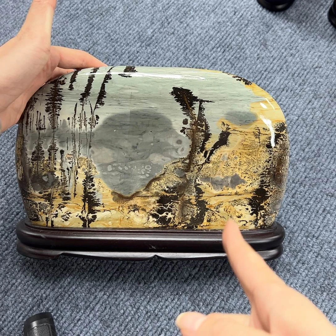 广西石天然国画石