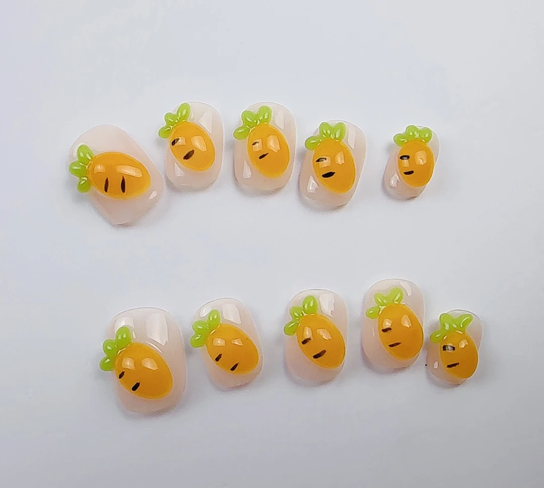 小清新高颜值甜美风格手工穿戴甲假指甲片